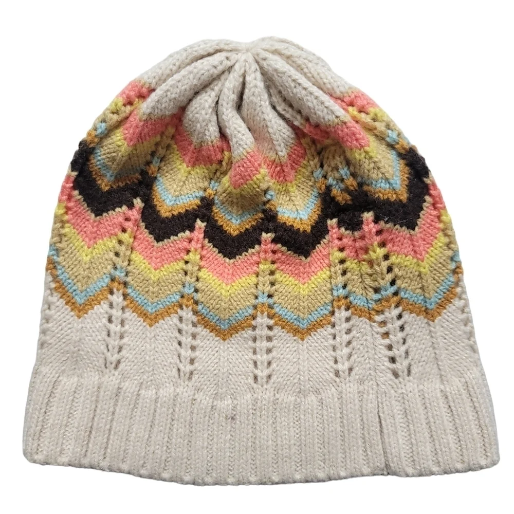 Missoni Target Chevron Girls Acrylic Wool Blend Beanie Winter Hat